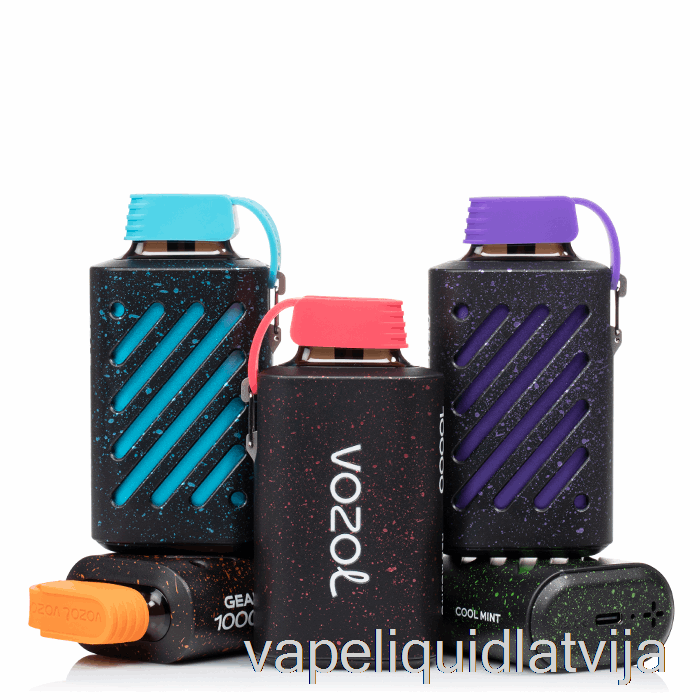 Vozol Gear 10000 Vienreiz Lietojams Sulīgs Persiku Ledus Vape šķidrums